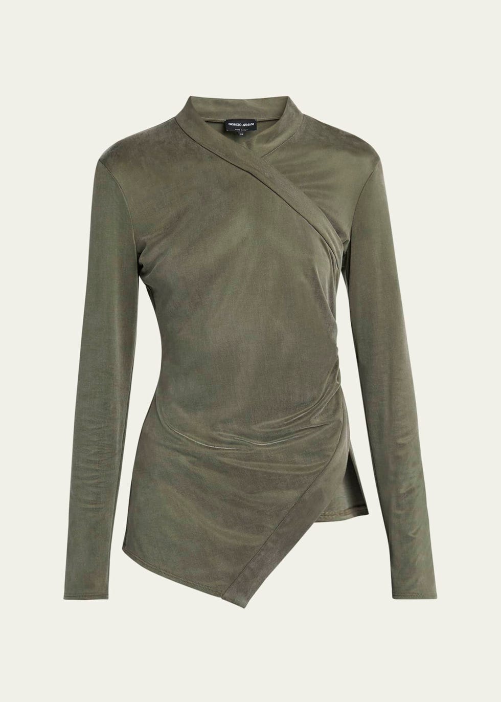 Asymmetric Long-Sleeve Top