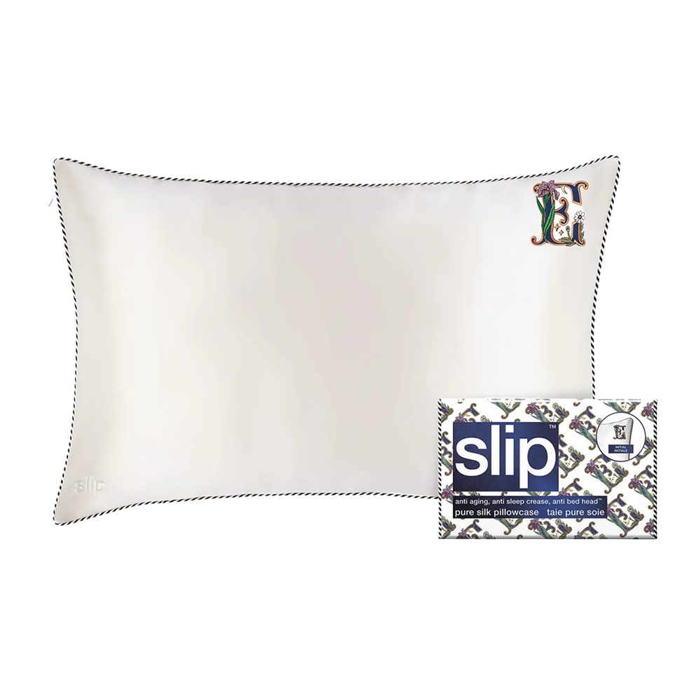 Pure Silk Embroidered Queen Pillowcase