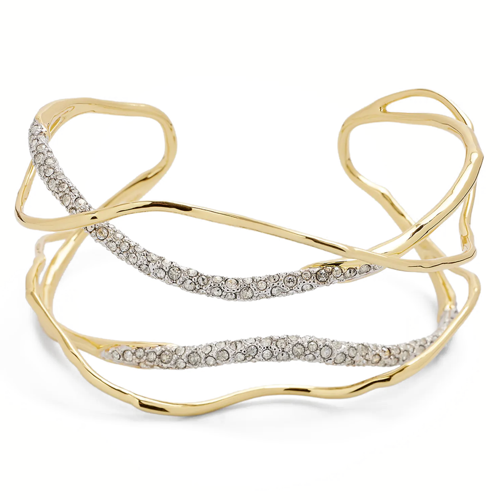 Solanales Crystal Cuff Bracelet