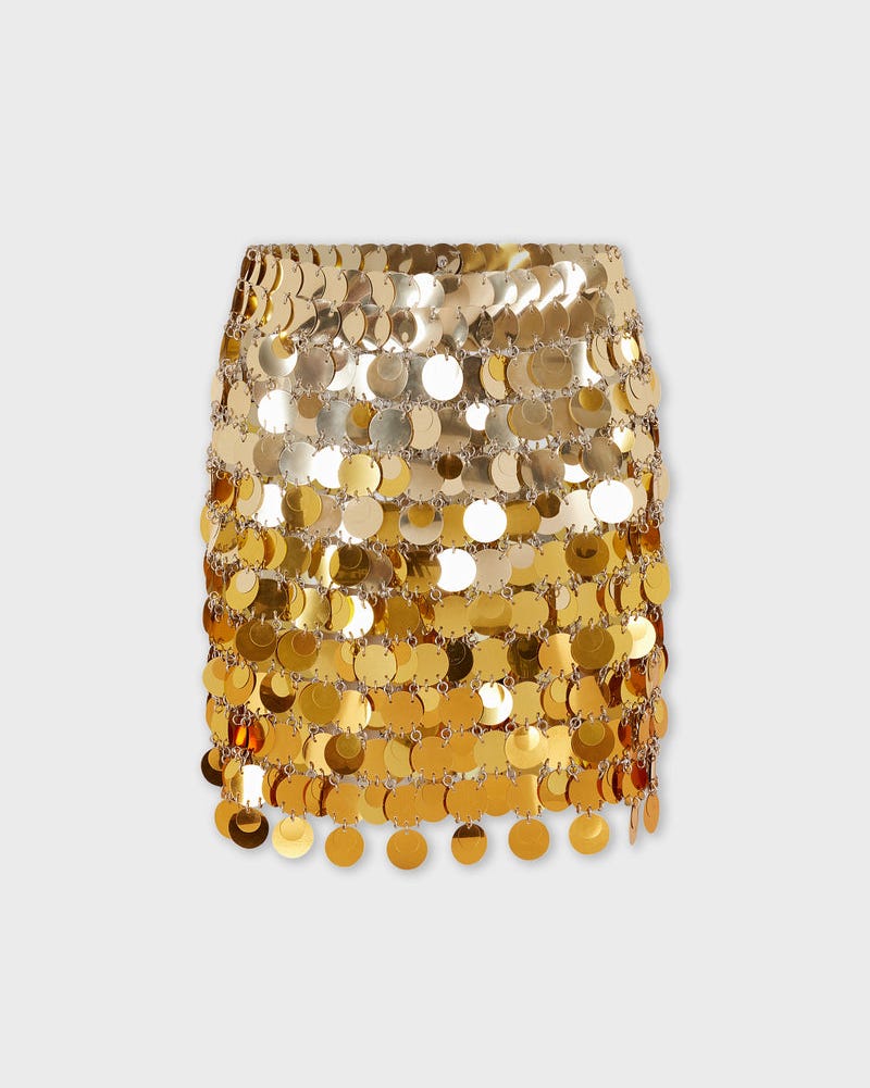 Gradient Mini Skirt