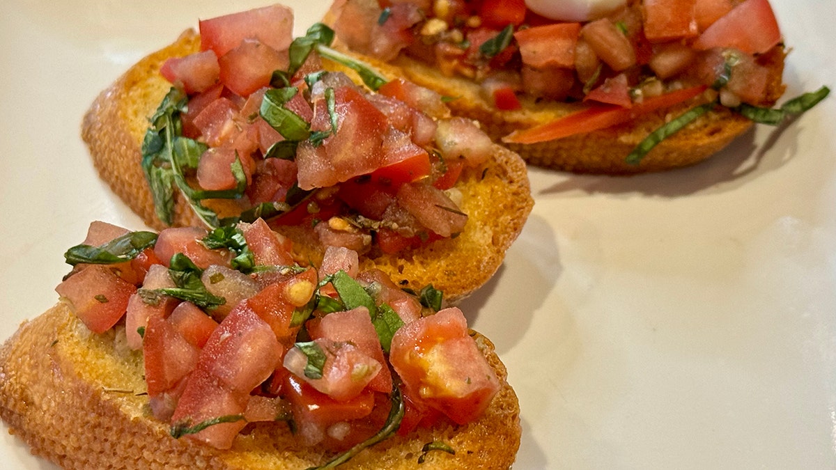 Josh Cooper's bruschetta