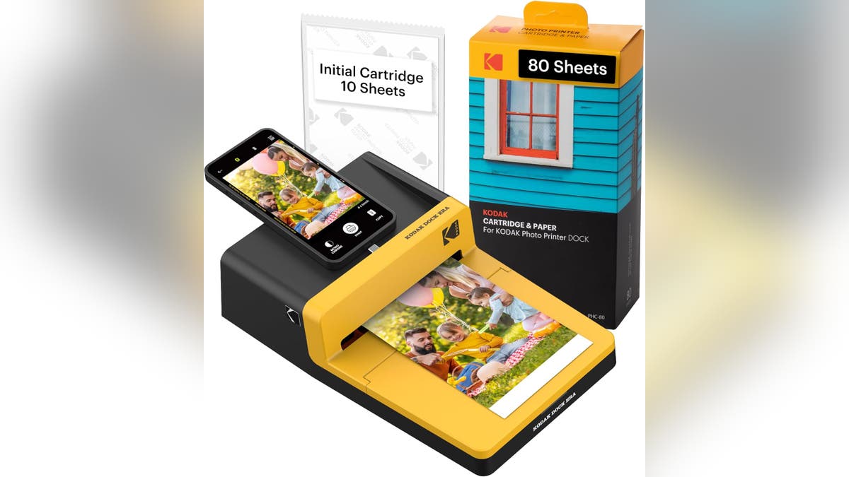 The Kodak Dock ERA Plus 4PASS instant photo printer is a portable, Bluetooth-connected instant photo printer.