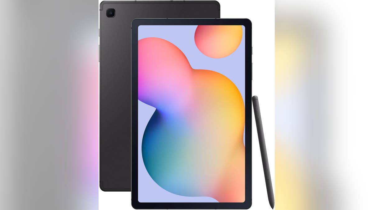 This tablet comes with a stylus, the S Pen, for note-taking and drawing. 