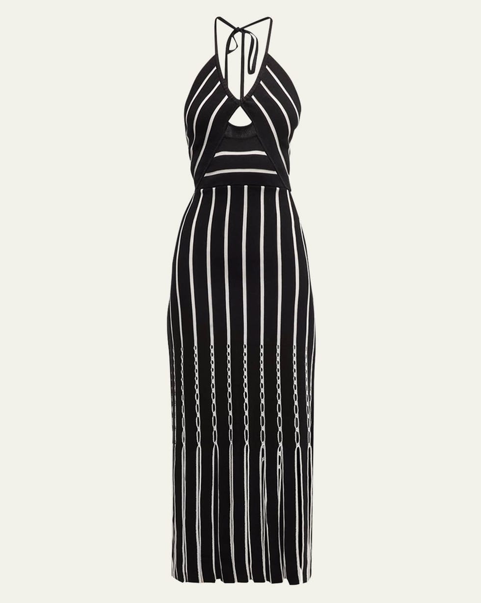 Frida Striped Halter Dress