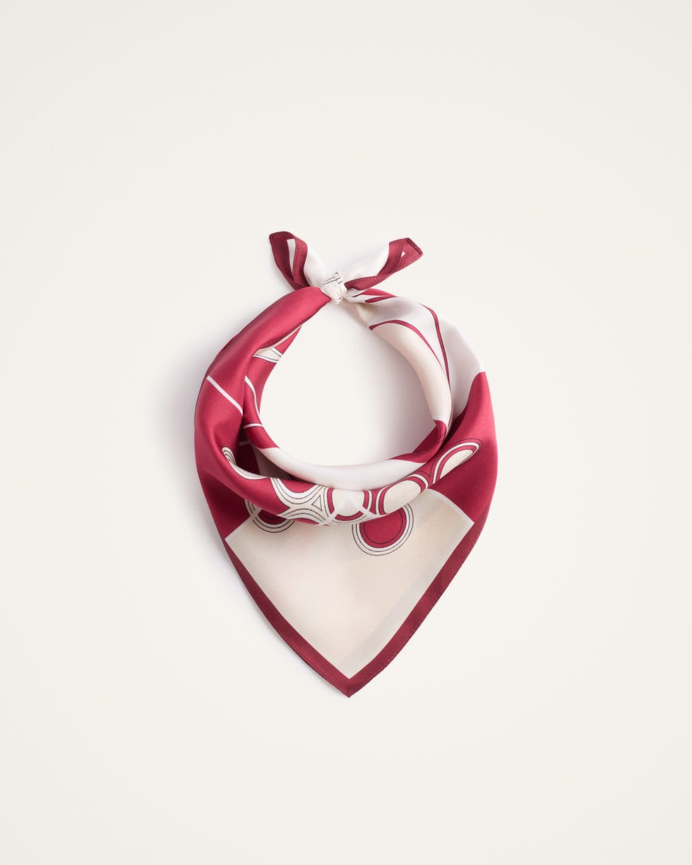 Mini Foulard Eclipse Burgundy