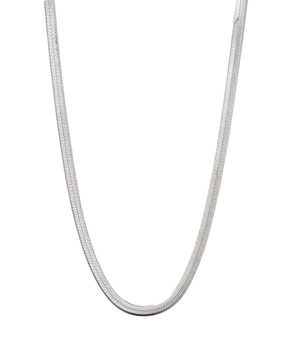 Bold Herringbone Chain Necklace