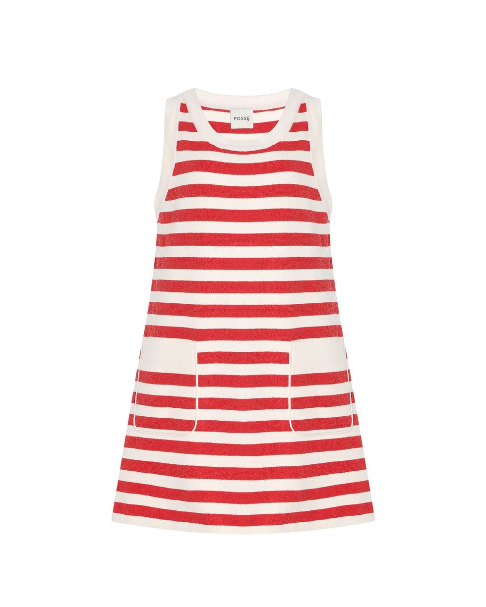 Riviera Ari Striped Knit Mini Dress