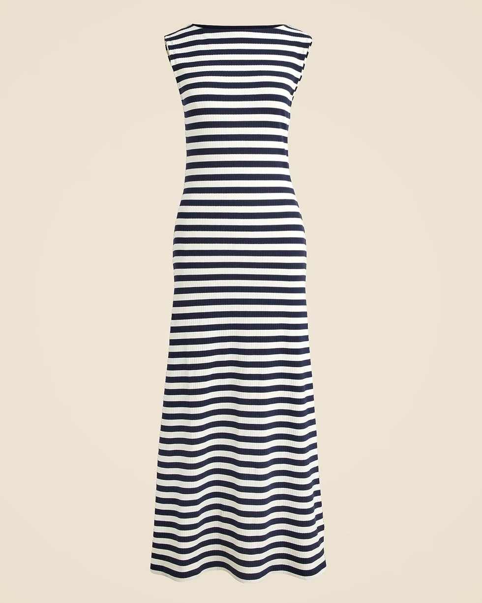 Knit Boatneck Midi Dress