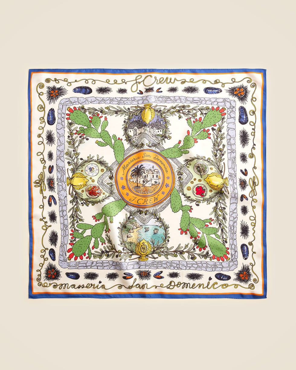 Masseria San Domenico X J.Crew silk bandana