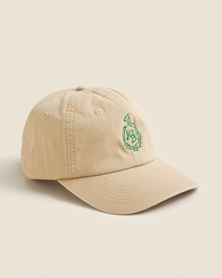 Masseria San Domenico X J.Crew embroidered baseball cap