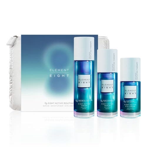 O2 Eight Active Full Face Routine Skin Care Set