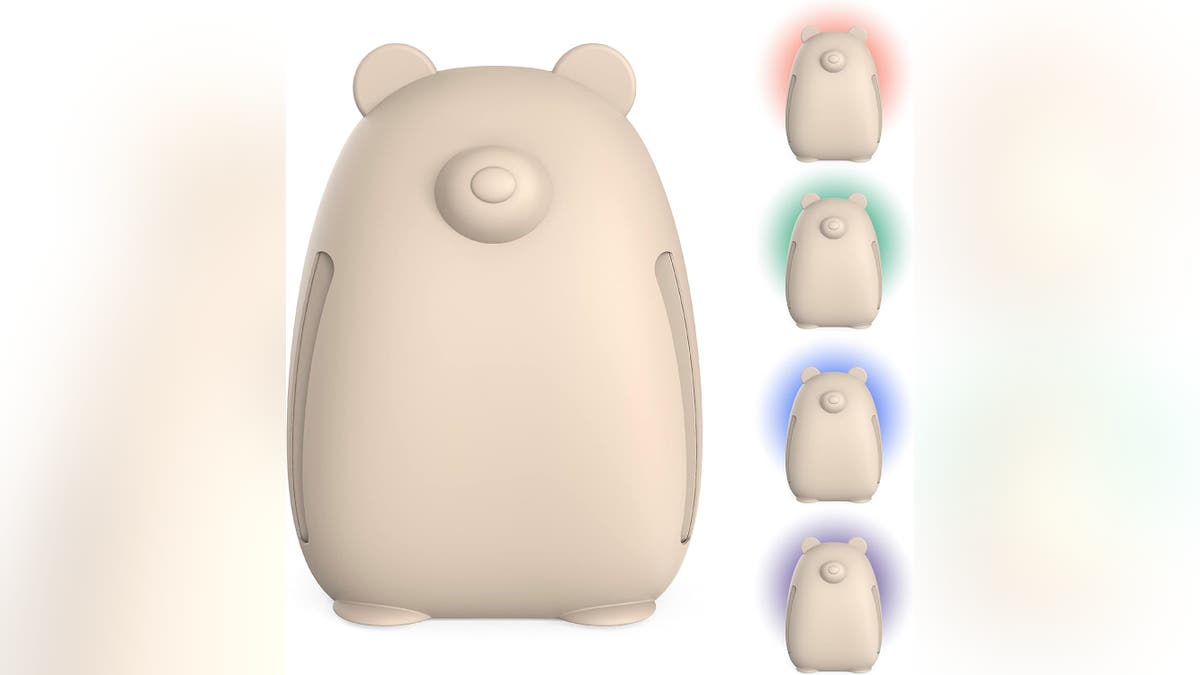 A cute bear-shaped air purifier for your kid's room. 