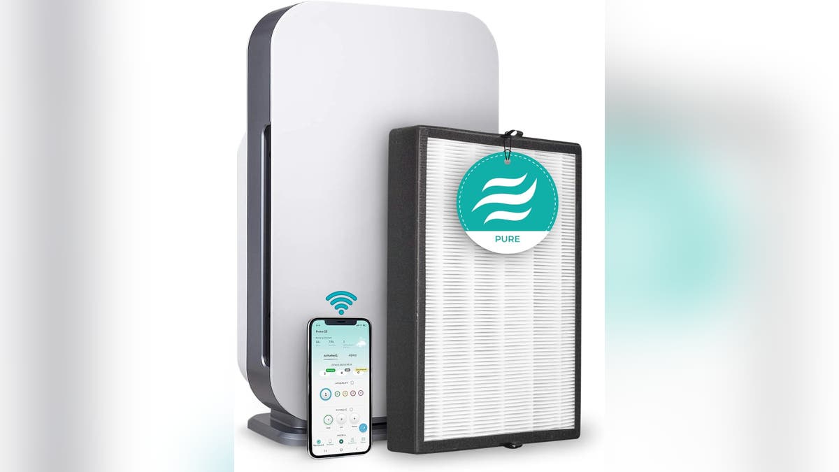 Control your air quality from an app on your phone. 