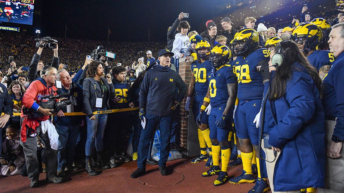 Michigan takes the field