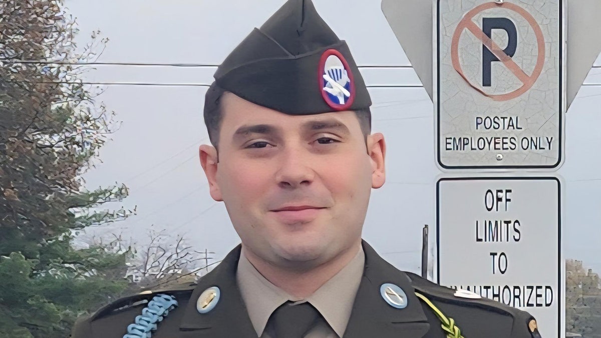 Aaron Cox in dress uniform