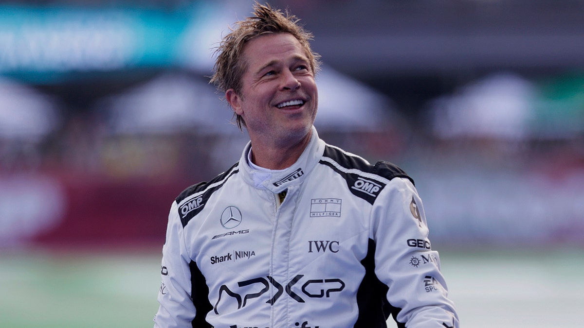 Brad Pitt at the F1 Grand Prix in Mexico