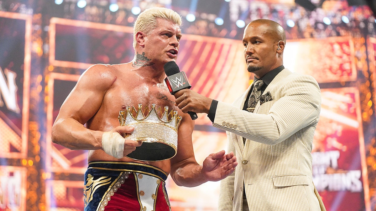 Cody Rhodes and Byron Saxton