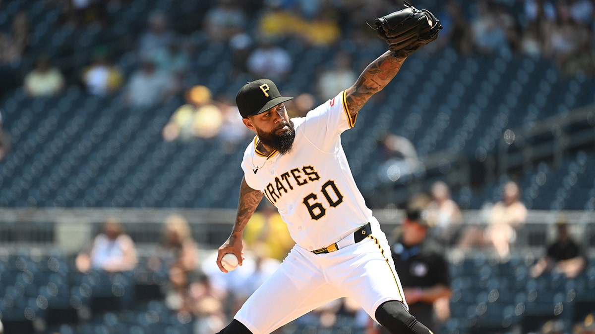 Dennis Santana on the mound