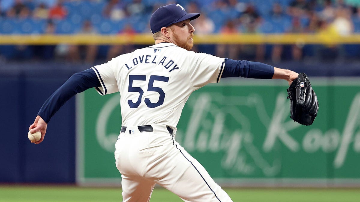 Dicky Lovelady with the Rays