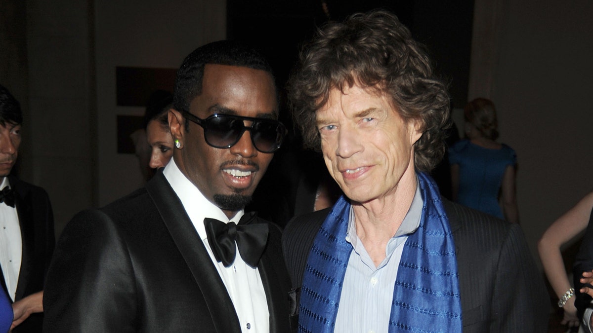 Diddy and Mick Jagger at the Met Gala