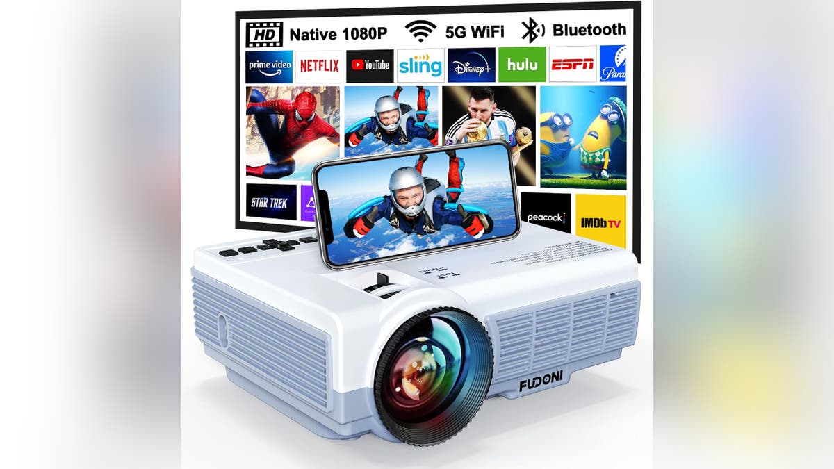 This projector has a great image and is perfect for casual movie nights in the backyard.