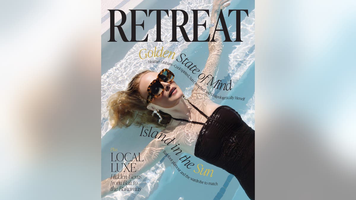 Heather Graham on the cover of Retreat Magazine