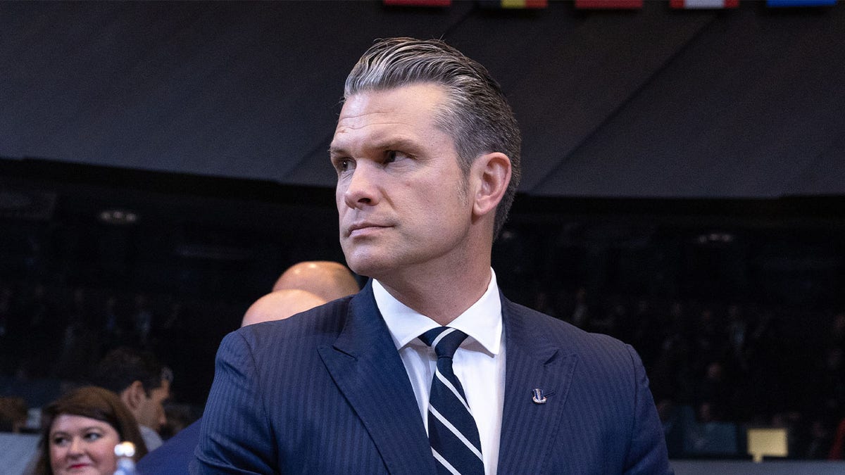 Secretary of Defense Pete Hegseth attends the meeting of North Atlantic Council defense ministers during the NATO defense ministers' meeting at the NATO headquarters on June 5, 2025, in Brussels.