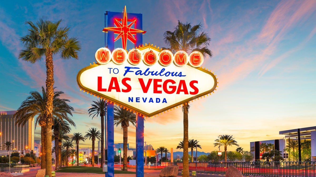 Las Vegas image with sign
