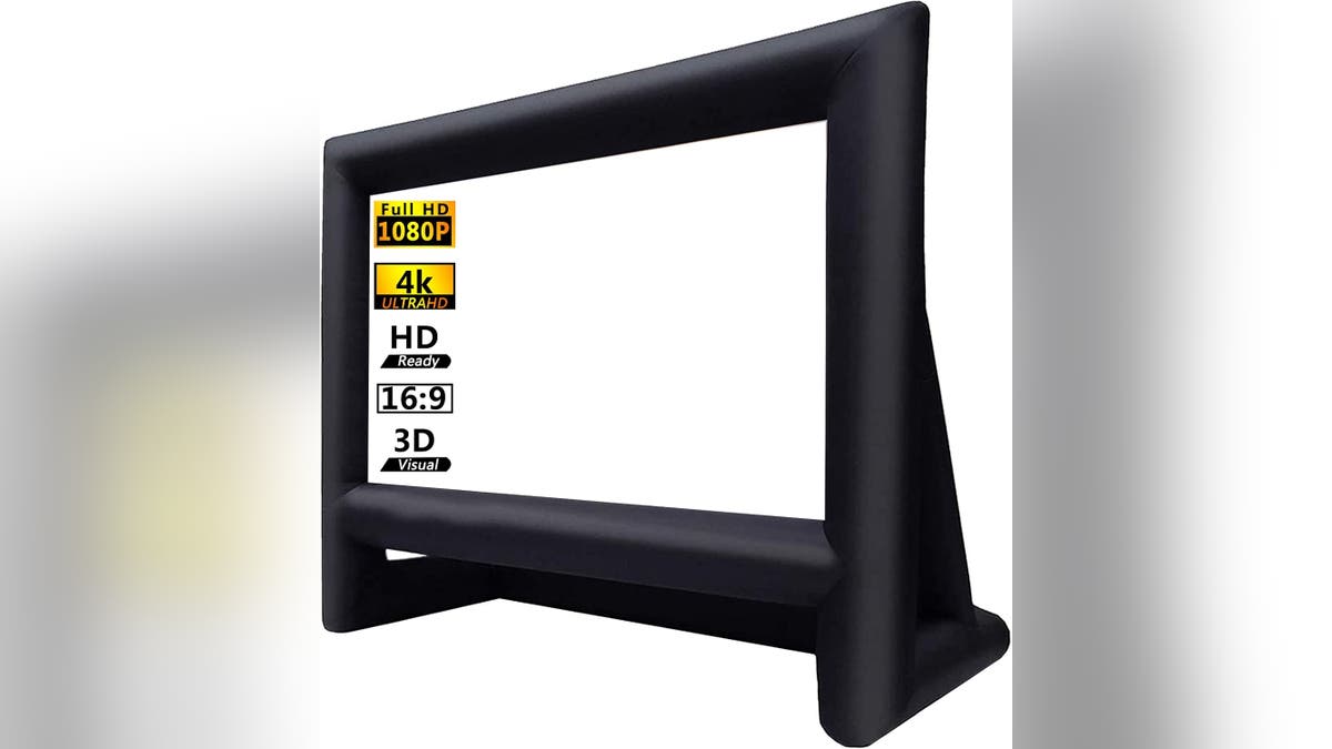 Try a giant, inflatable screen for an easy option.