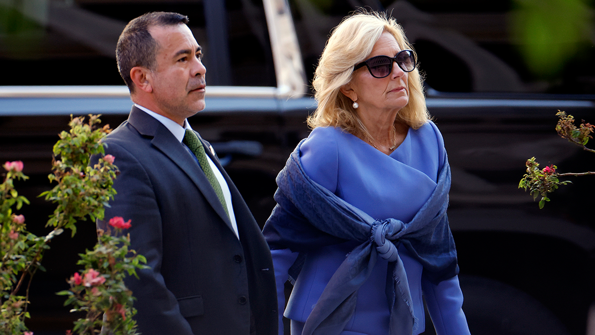 Former first lady Jill Biden and Anthony Bernal