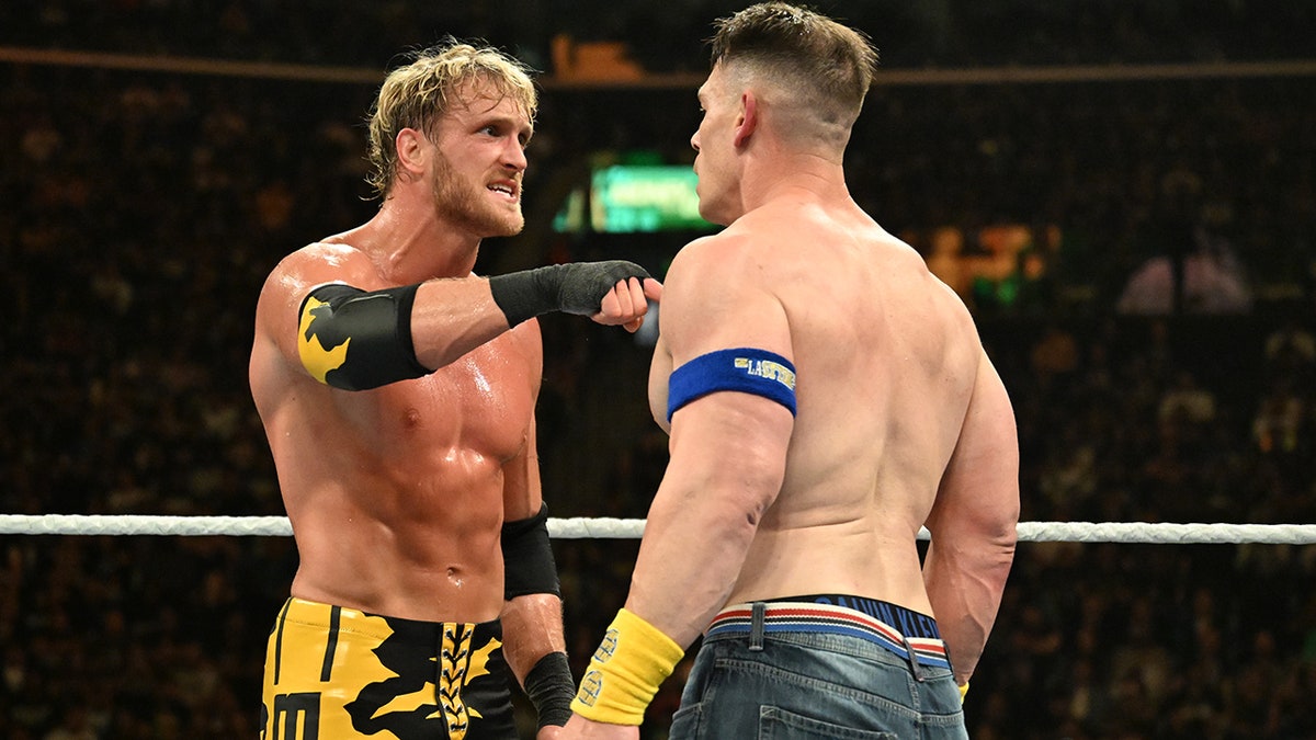 Logan Paul accosts john Cena