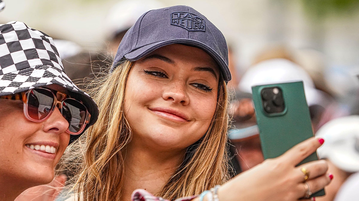 Madelyn Cline at the Indy 500