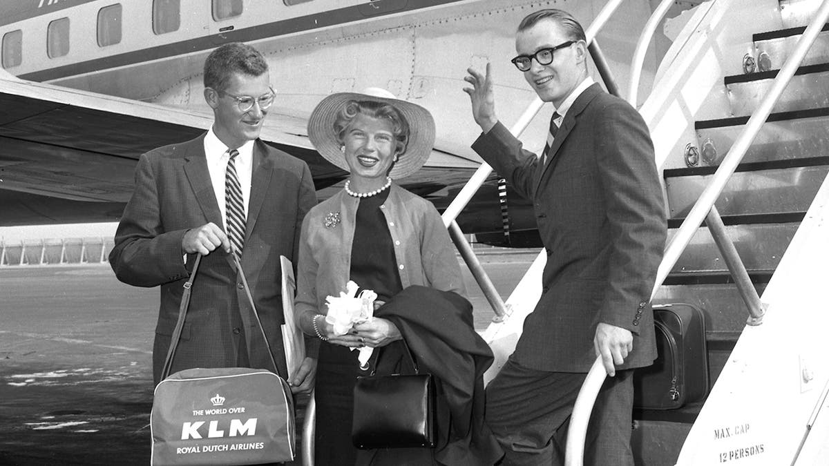 Mr. and Mrs. Rodman Rockefeller and Michael Rockefeller