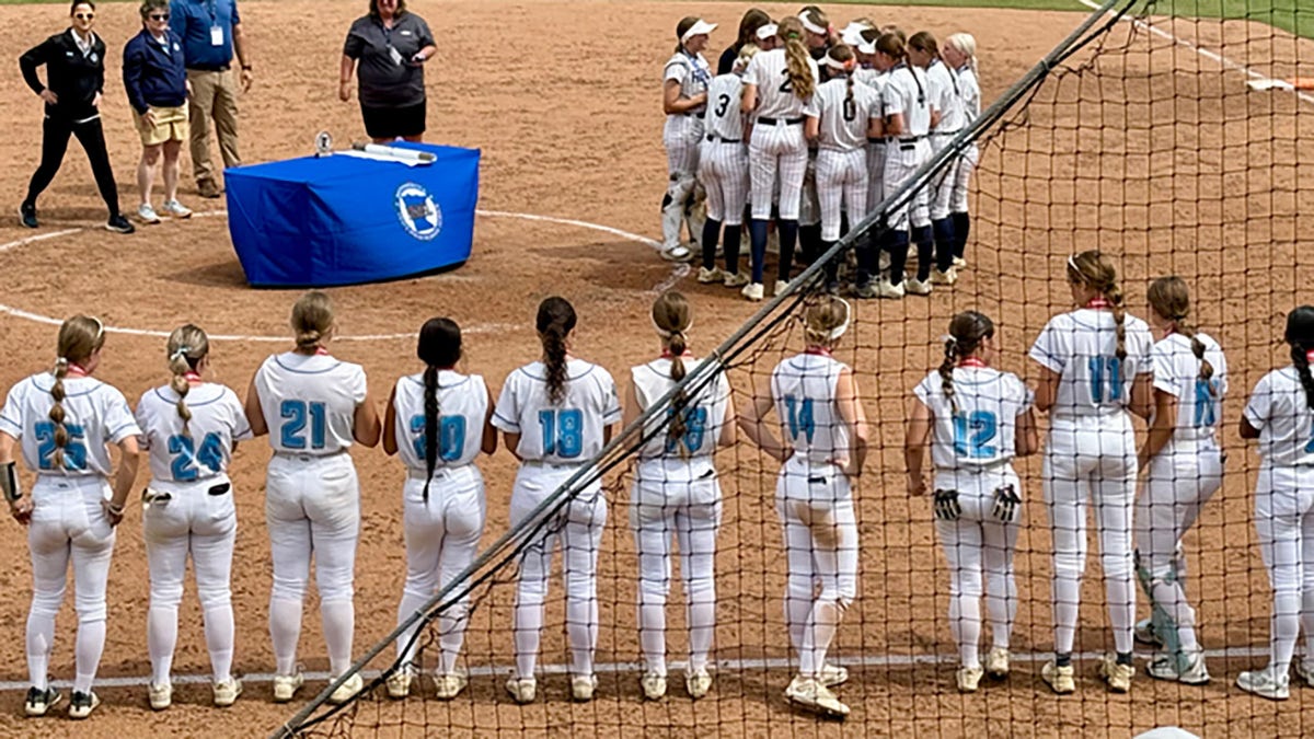 team celebrates