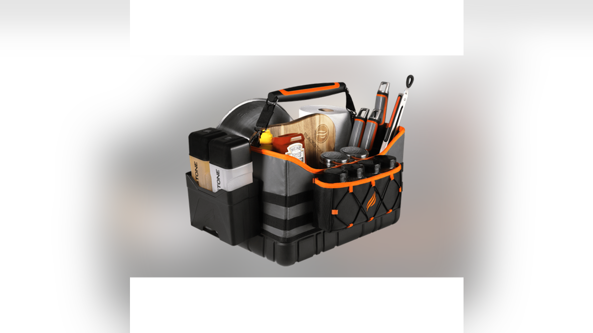 Organize all your grill tools and accessories in one place. 