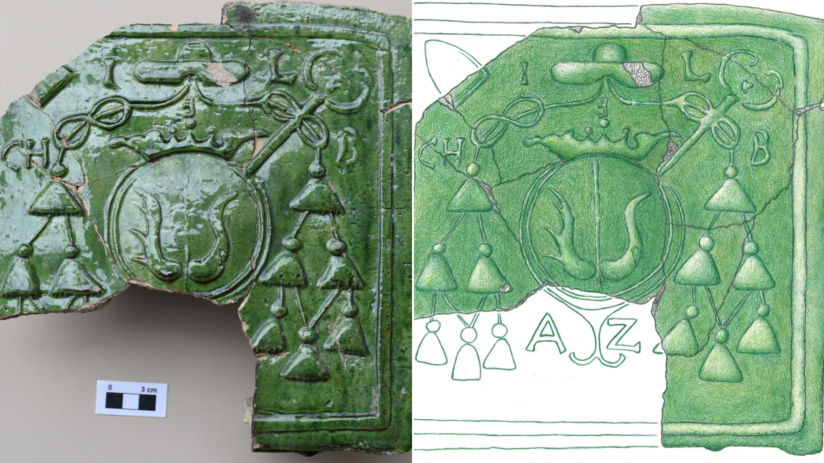 Two side-by-side green tiles