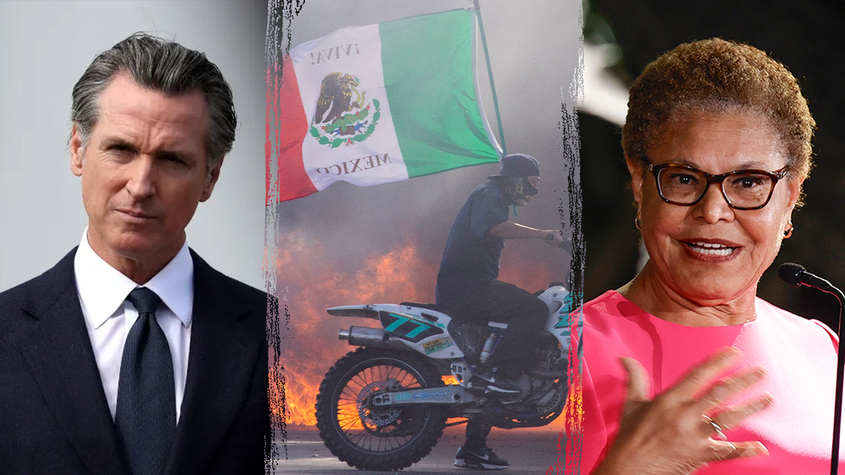 Newsom Bass rioter