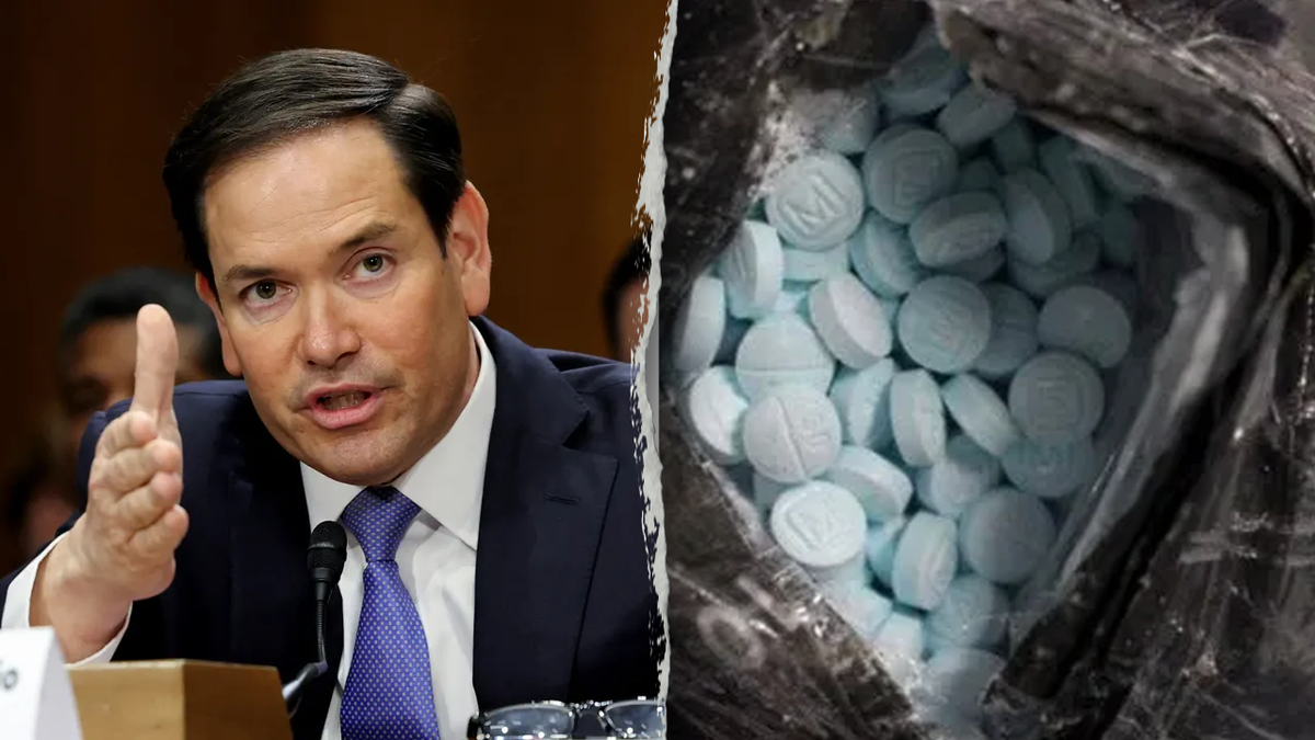 Rubio, fentanyl pills in photo split