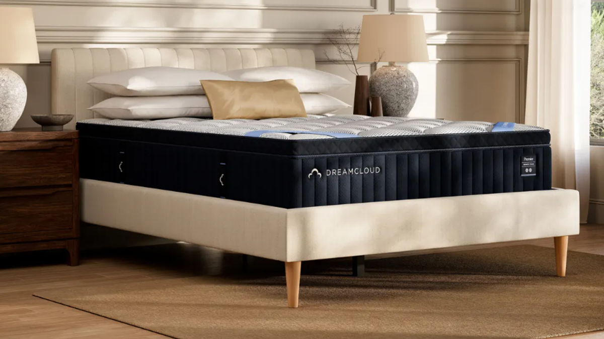 The DreamCloud Premier is an all-memory foam mattress designed for pressure relief. 