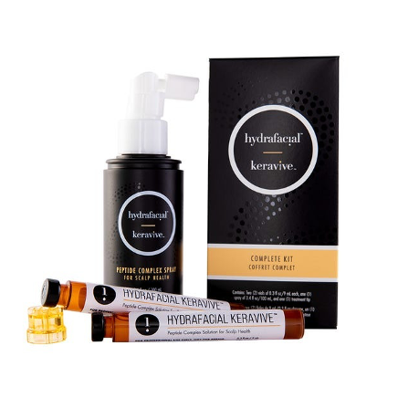 keravive scalp health complete kit with peptide complex spray and vials