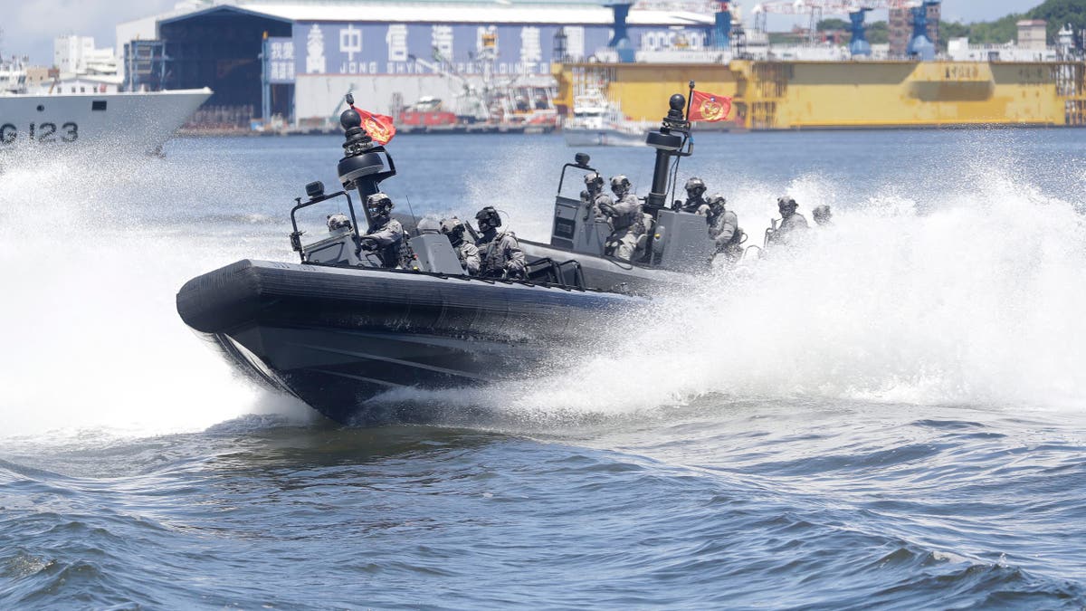 Coast Guard drill in Taiwan