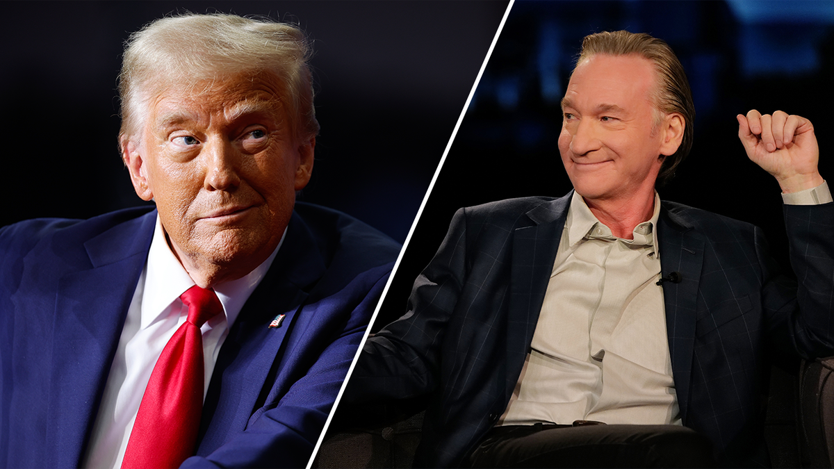 President Donald Trump and comedian Bill Maher met at the White House.
