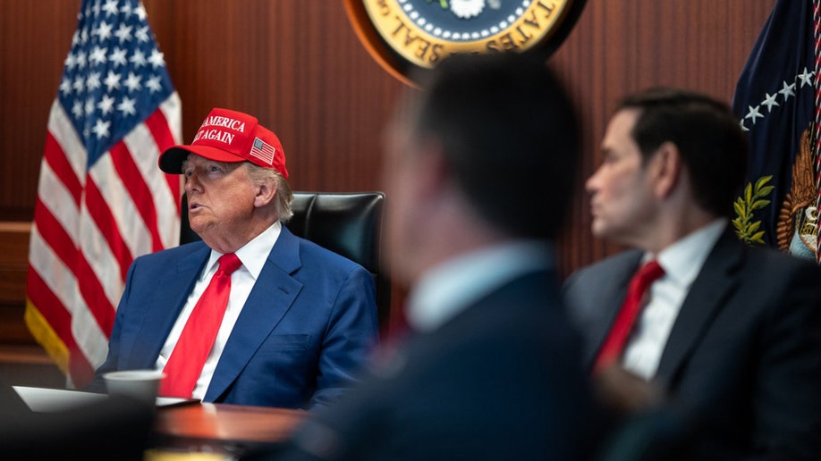 President Donald J. Trump in The Situation Room, June 21, 2025