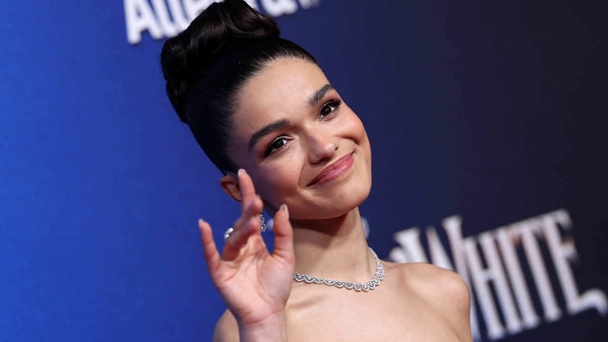 Zegler at film premiere