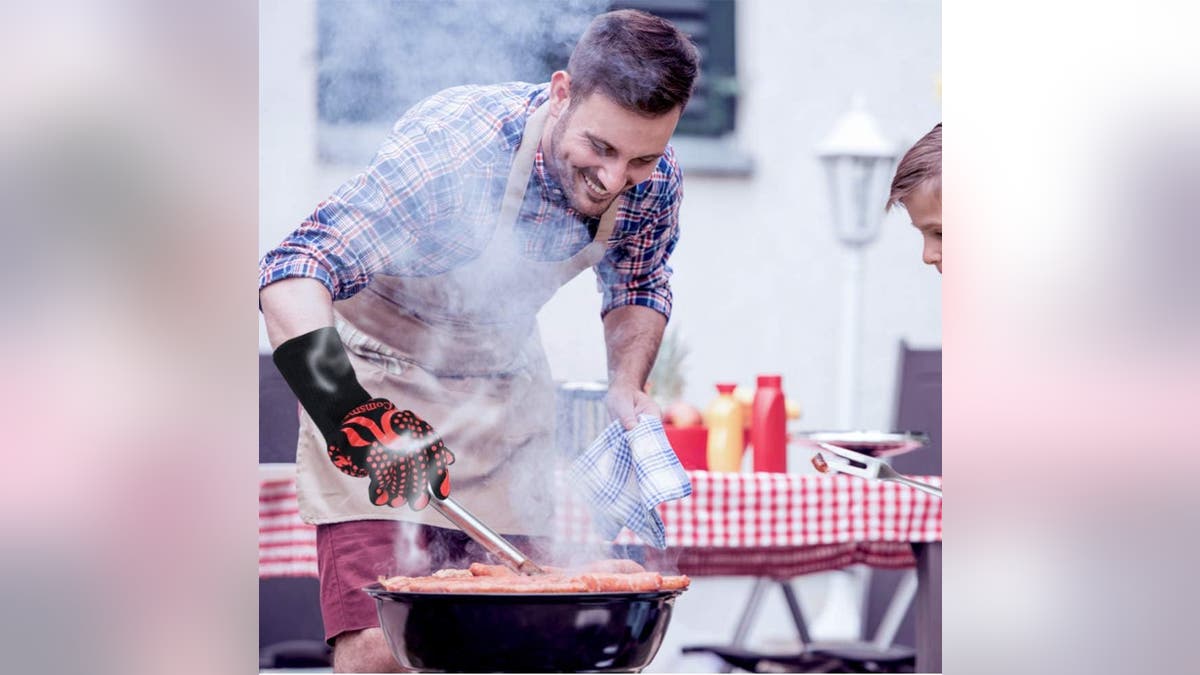 Protect your hands from flames or knife cuts. 