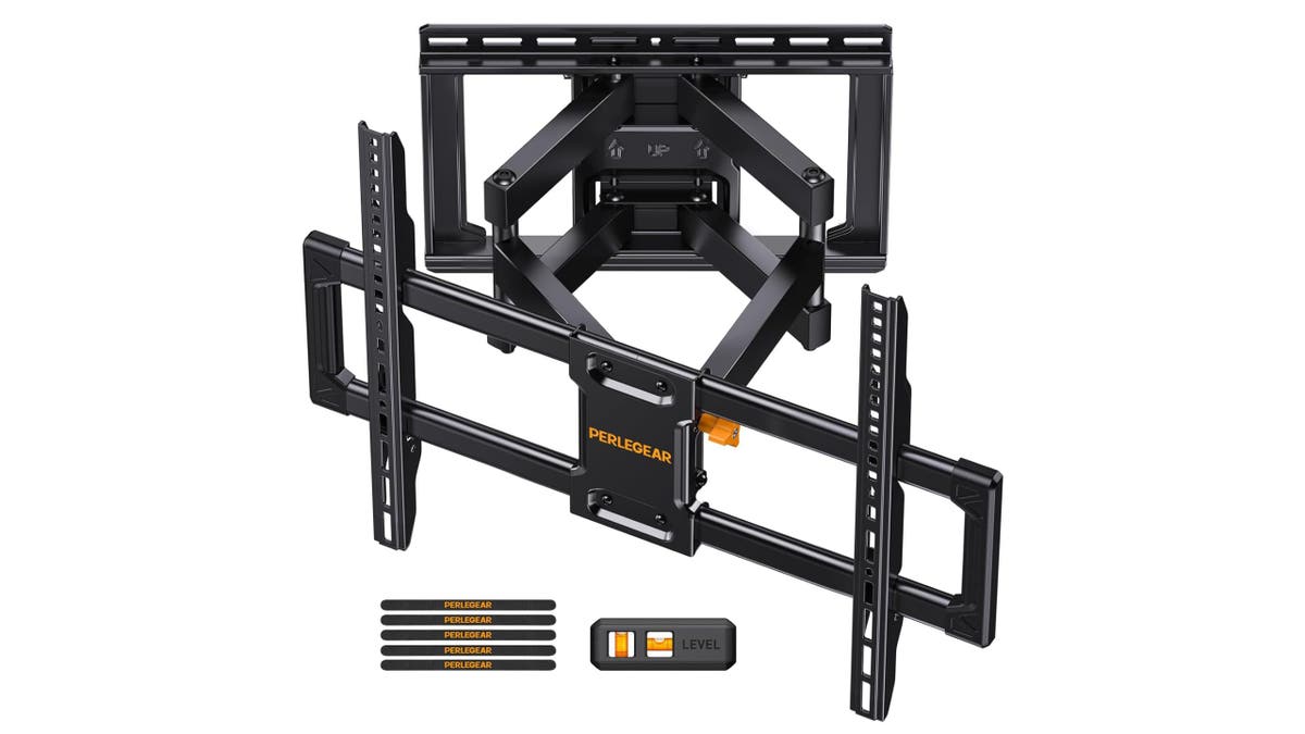 Swivel your TV and tilt it forward for a better viewing experience. 