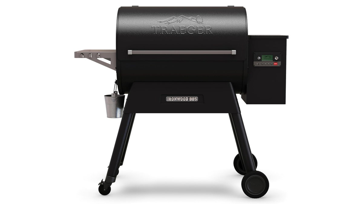A Wi-Fi-enabled wood-pellet grill with tons of added features. 