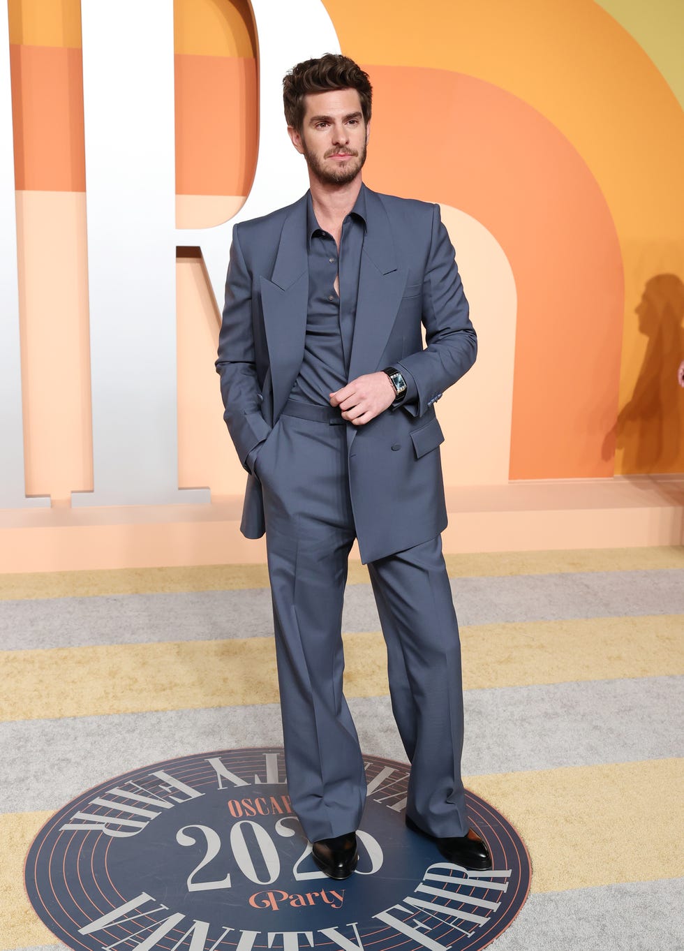 andrew garfield at the vanity fair oscar party