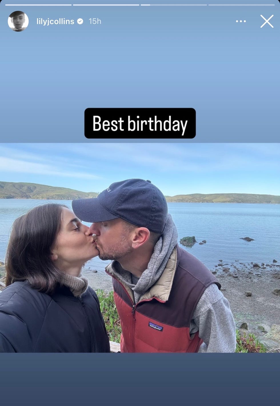 lily collins instagram story, march 18 2025