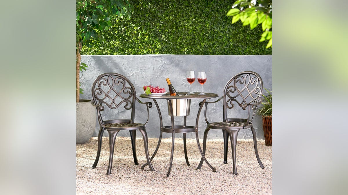 This bistro set will transform your patio.